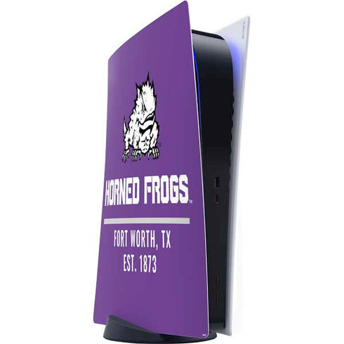 Texas Christian University Horned Frogs Fort Worth PlayStation PS5 Skins